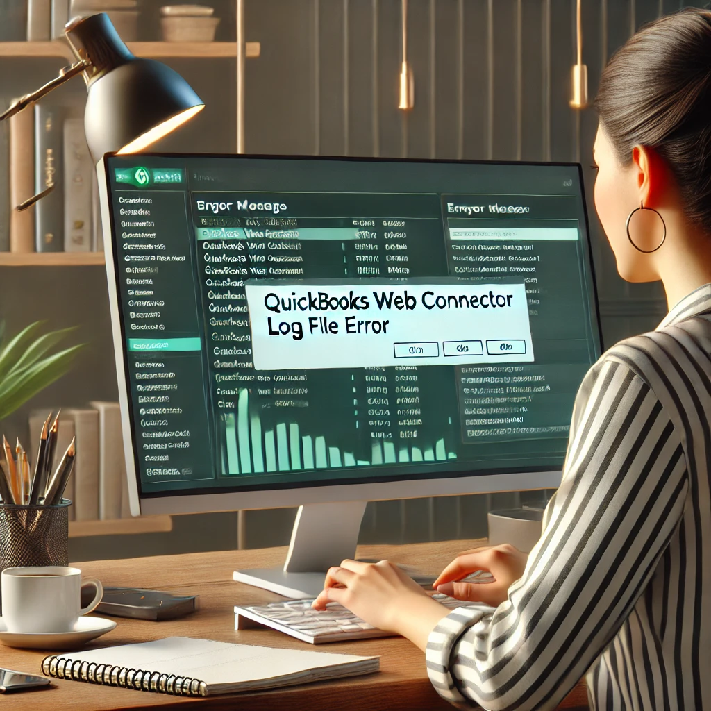 QuickBooks Web Connector Log File Error